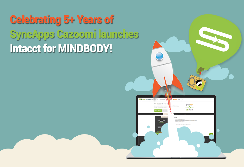 Celebrating 5+ Years of SyncApps Cazoomi launches Intacct for Mindbody!